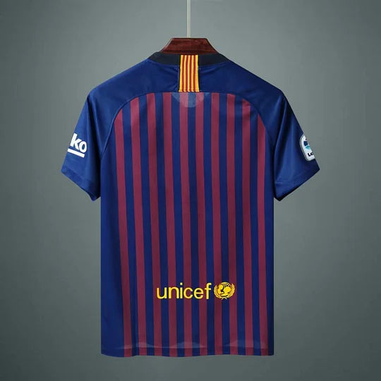 2018/2019 Retro Barcelona Home Football Shirt
