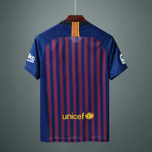 2018/2019 Retro Barcelona Home Football Shirt