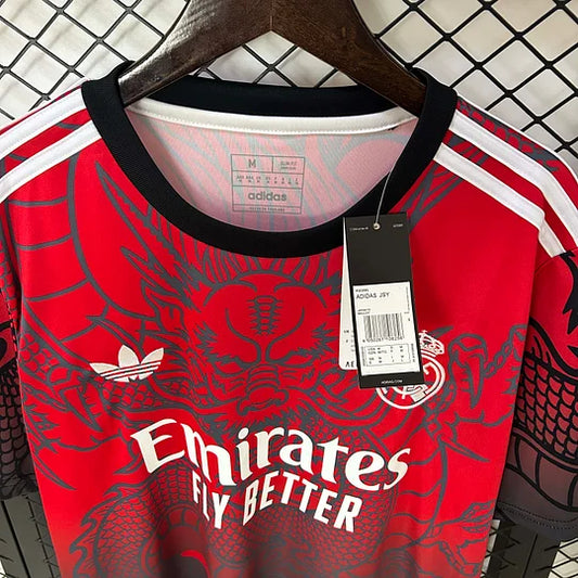 2024/2025 Real Madrid Special Edition Red and black Football Shirt