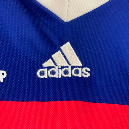 1998 Retro Long Sleeve France Home Football Shirt