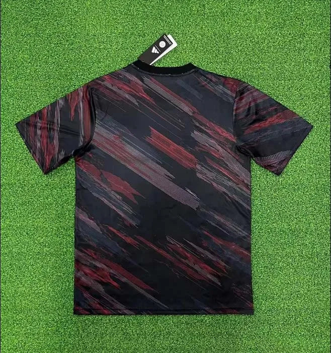 2025/2026 Bayern Munich Training Wear Red and black Football Jersey