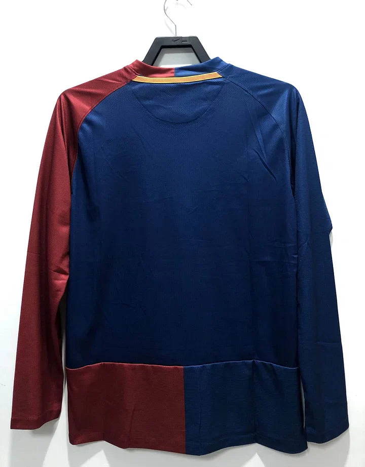 2008/2009 Retro Long Sleeve Barcelona Football Shirt Home Champions League