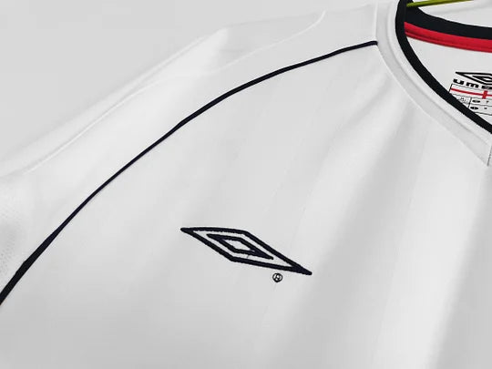 2002 Retro England Home Football Shirt