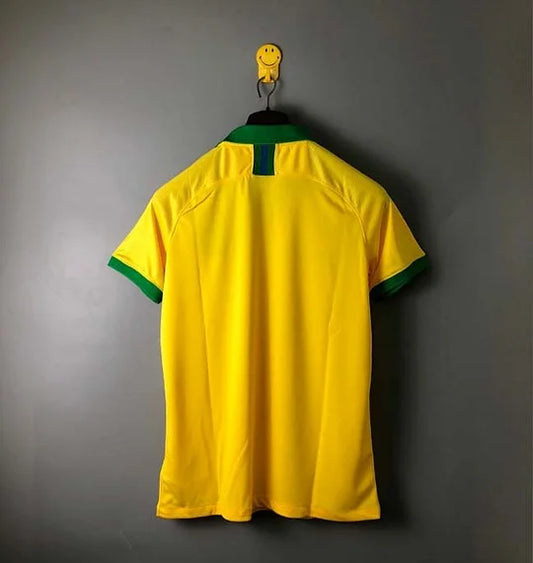 2019 Retro Brazil Home Football Shirt