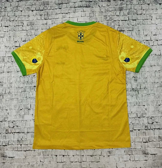 2024 Brazil Special Edition Jesus Yellow Football Shirt