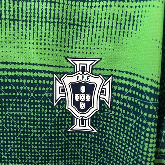 2025 Portugal Training Wear Green Football Shirt