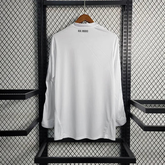 2010/2011 Retro Long Sleeve Real Madrid Home Soccer Jersey