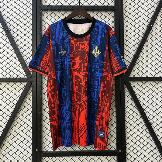 2025/2026 Barcelona Jointly Signed Red and blue Football Shirt