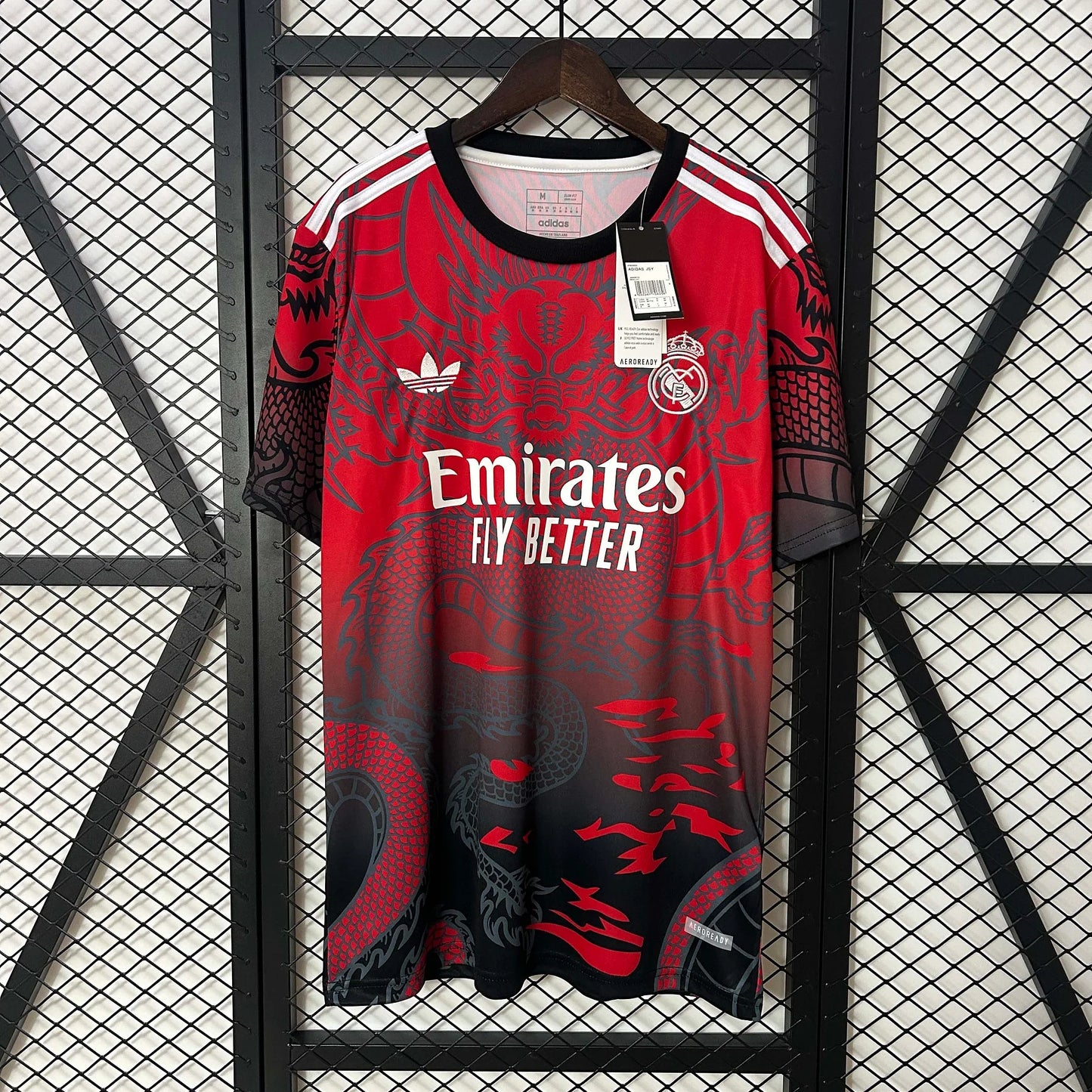 2024/2025 Real Madrid Special Edition Red and black Football Shirt