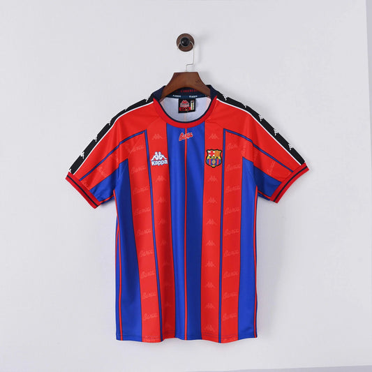 1997/1998 Retro Barcelona Home Football Shirt