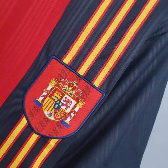 1996 Retro Spain Home Football Shirt