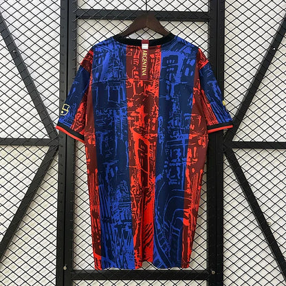 2025/2026 Barcelona Jointly Signed Red and blue Football Shirt