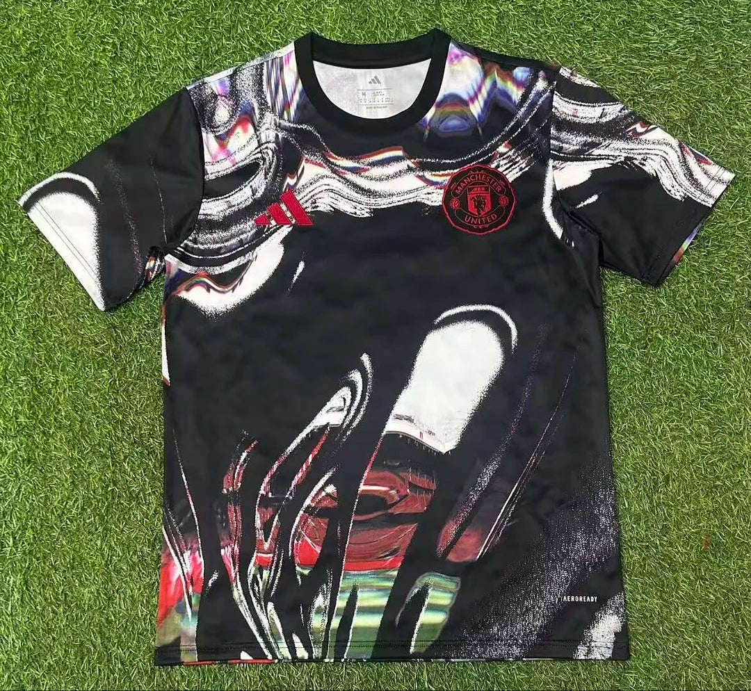 2025/2026 Manchester United Pre-Match Suit Graffiti Football Shirt