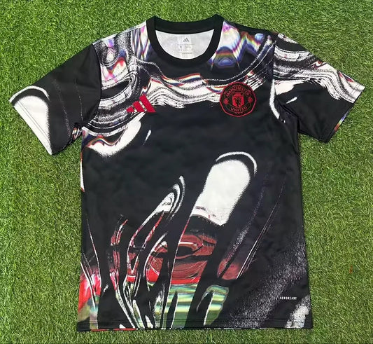 2025/2026 Manchester United Pre-Match Suit Graffiti Football Shirt
