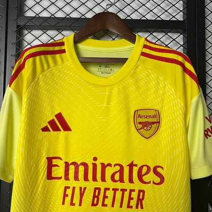 2025/2026 Arsenal Goalkeeper Yellow Football Shirt