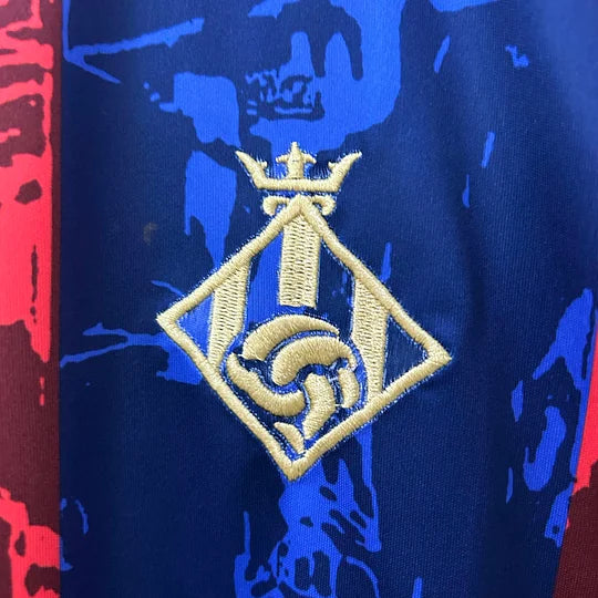 2025/2026 Barcelona Jointly Signed Red and blue Football Shirt