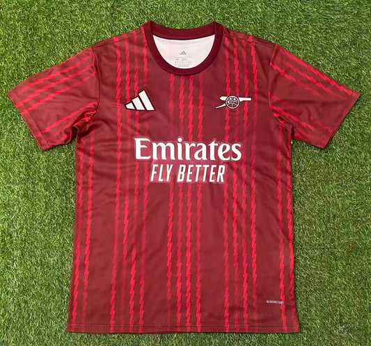 2025/2026 Arsenal Pre-Match Suit Red Football Shirt