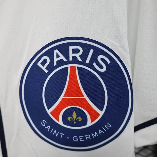 2025/2026 Psg Paris Saint-Germain Baseball Uniform White Football Shirt