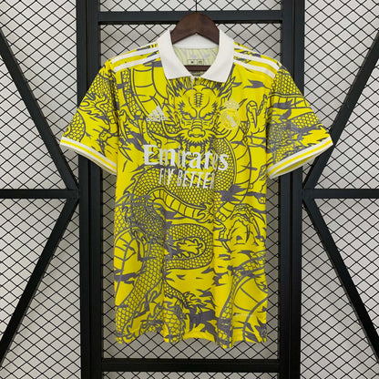 2025/2026 Real Madrid Special Edition Yellow Football Shirt