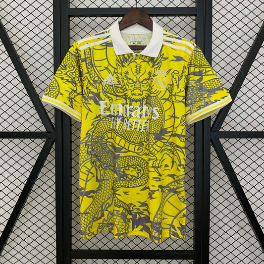 2025/2026 Real Madrid Special Edition Yellow Football Shirt