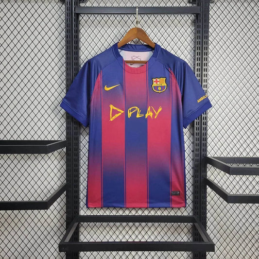 2025/2026 Barcelona Home Ed Sheeran Joint Edition Football Shirt