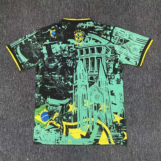 2024 Brazil Special Edition Green Football Shirt