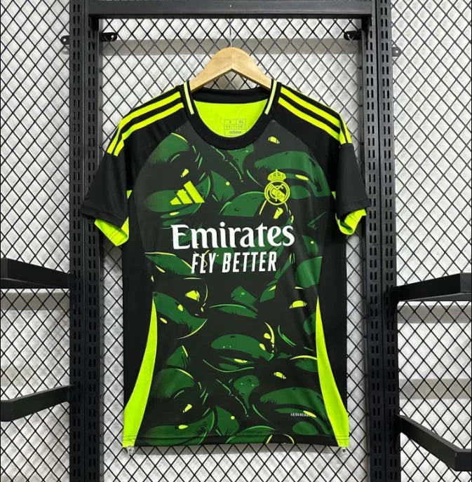 2024/2025 Real Madrid Training Wear Green Football Shirt
