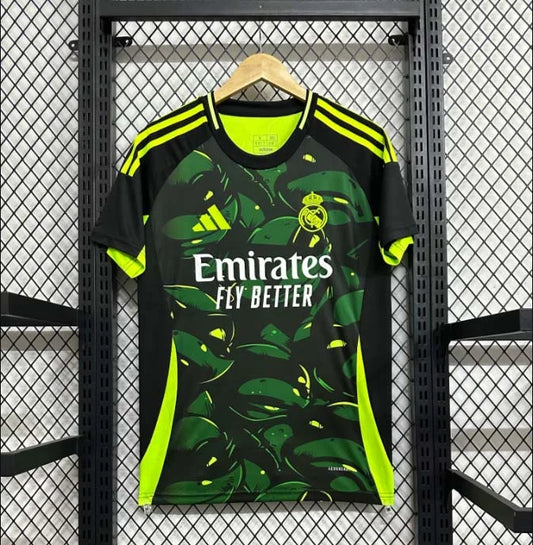 2024/2025 Real Madrid Training Wear Green Football Shirt