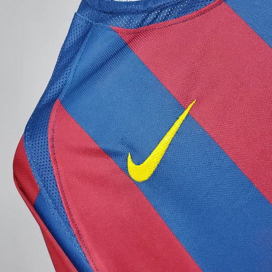 2005/2006 Retro Barcelona Home Football Shirt UEFA Champions League