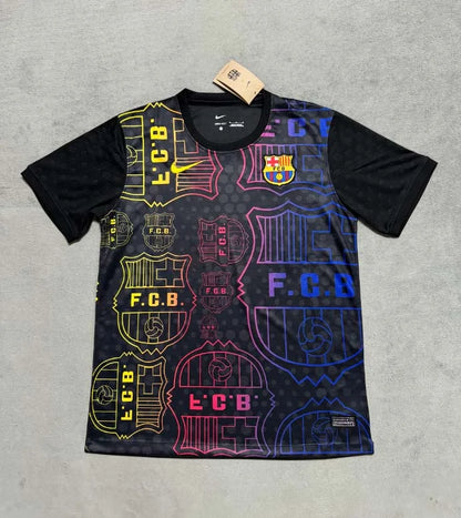 2025/2026 Barcelona Special Edition Black and yellow Football Shirt