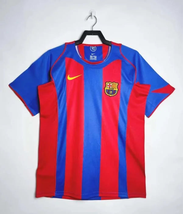 2004/2005 Retro Barcelona Home Football Shirt