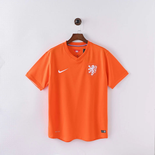 2014 Retro Netherlands National Team Home Football Shirt