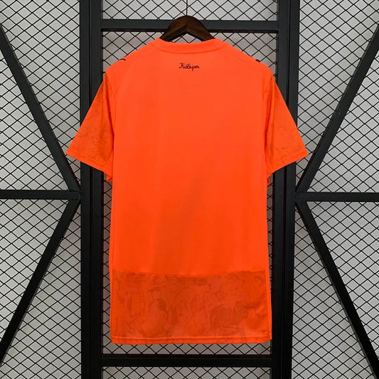 2025/2026 Manchester City KidSuper Joint Edition Orange Football Shirt