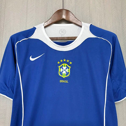 2004 Retro Brazil Away Football Shirt