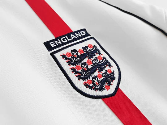 2002 Retro England Home Football Shirt