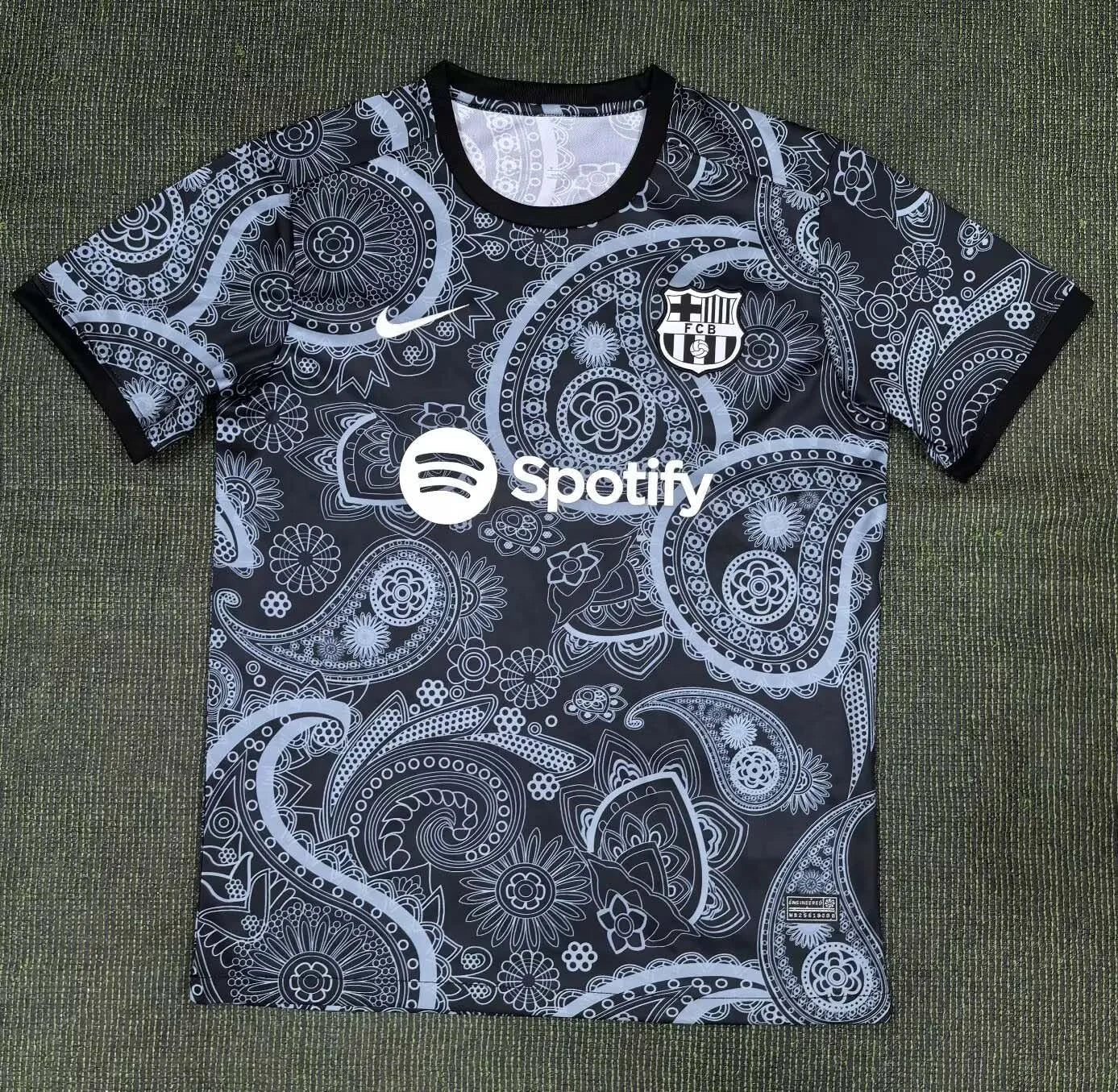 2024/2025 Barcelona Training Wear black Football Shirt