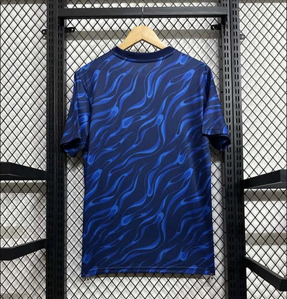 2025/2026 Real Madrid Pre-race suit Blue Football Shirt