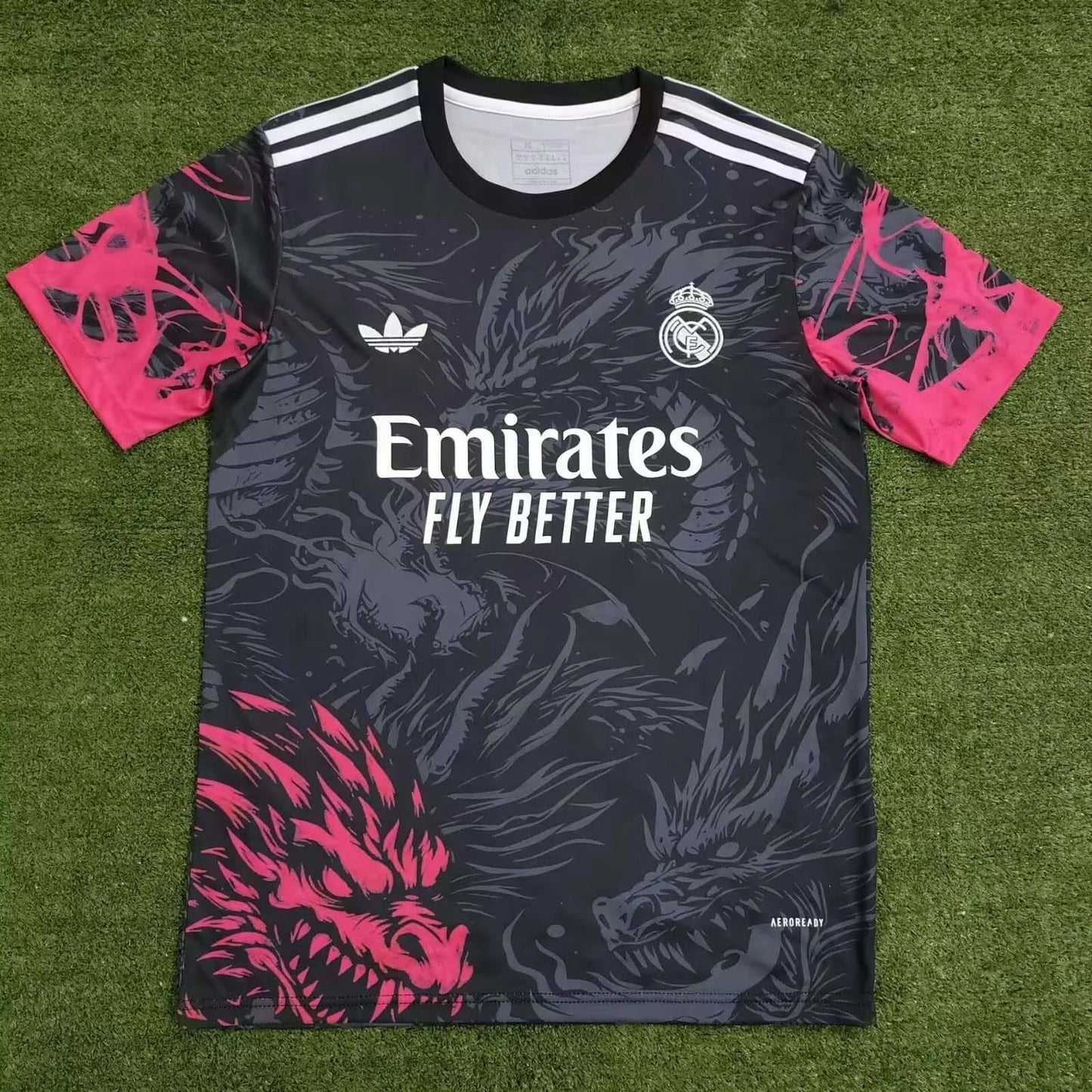 2024/2025 Real Madrid Special Edition Gray Red Football Shirt