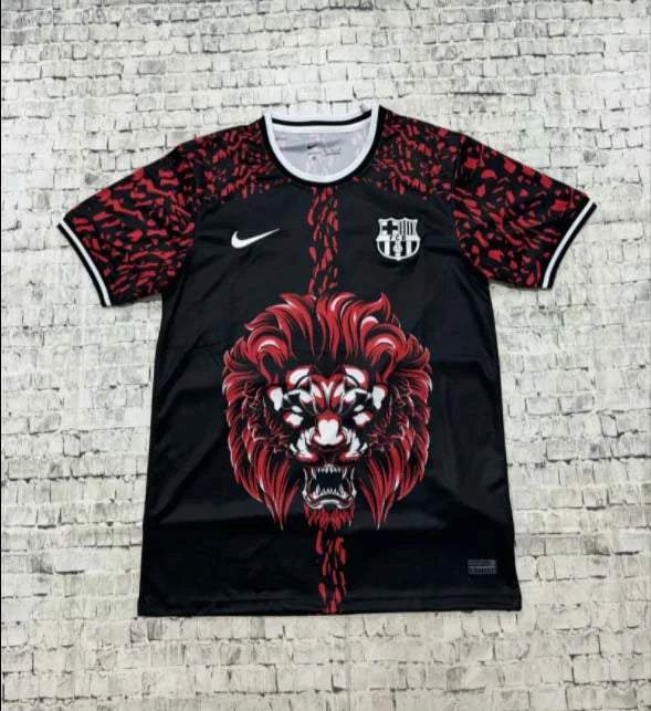 2024/2025 Barcelona Special Edition Black and Red Football Shirt