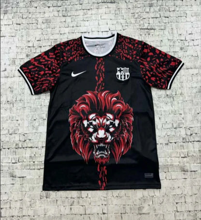 2024/2025 Barcelona Special Edition Black and Red Football Shirt