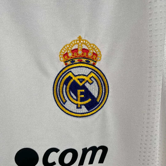 2009/2010 Retro Long Sleeve Real Madrid Home Football Shirt