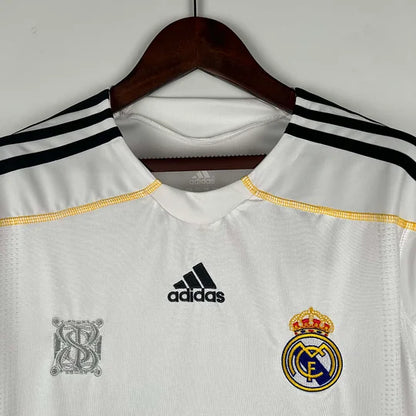 2009/2010 Retro Long Sleeve Real Madrid Home Football Shirt