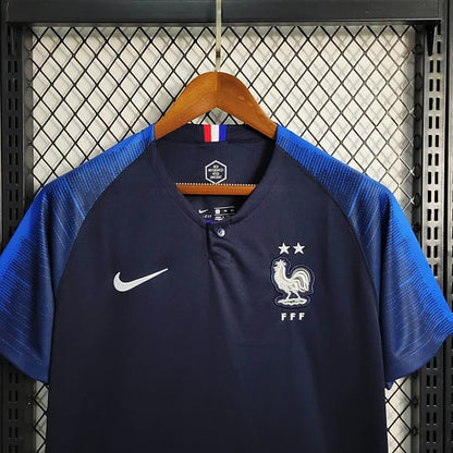2018 Retro France Home Football Shirt