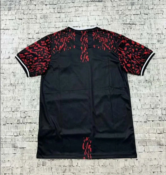2024/2025 Barcelona Special Edition Black and Red Football Shirt