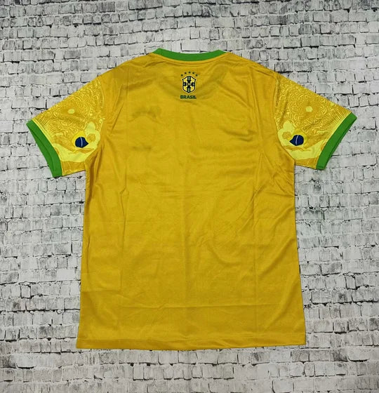 2024 Brazil Special Edition Jesus Yellow Football Shirt