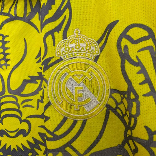 2025/2026 Real Madrid Special Edition Yellow Football Shirt