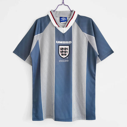 1996 Retro England Away Soccer Jersey
