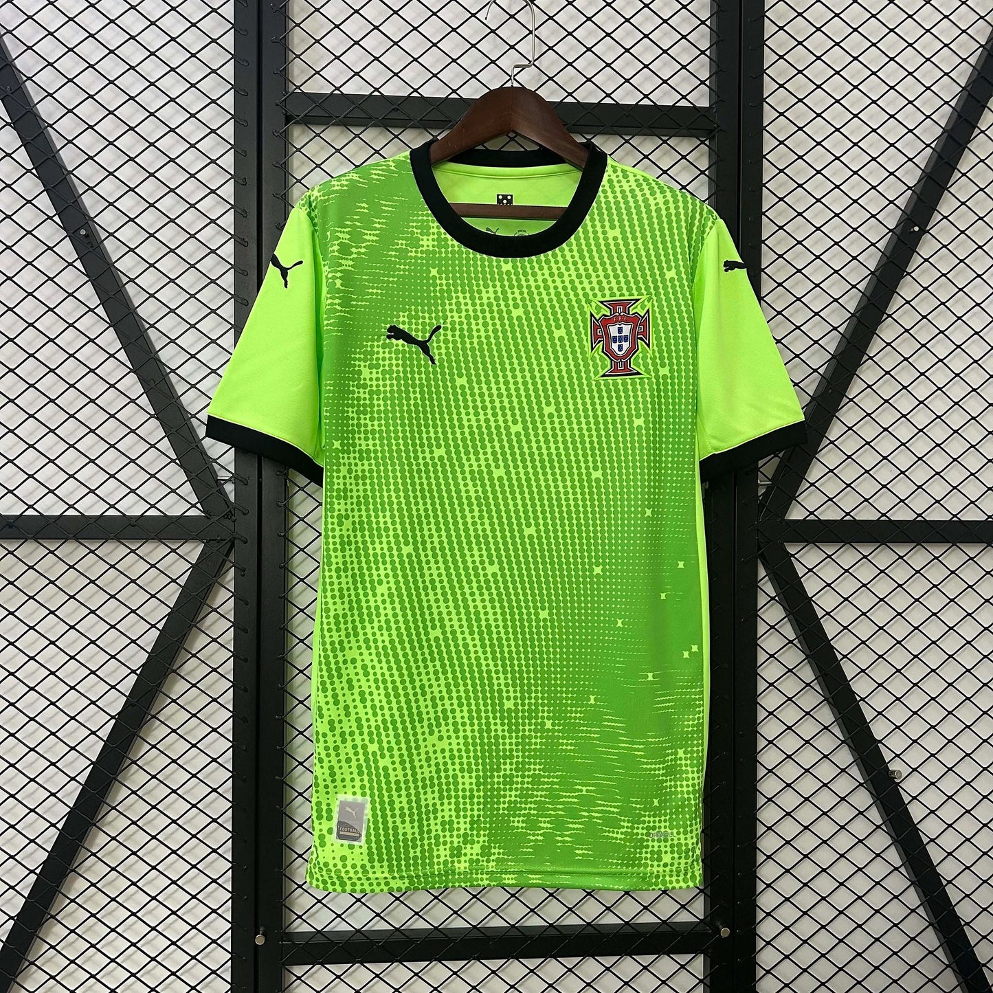 2025 Portugal Goalkeeper Green Football Jersey