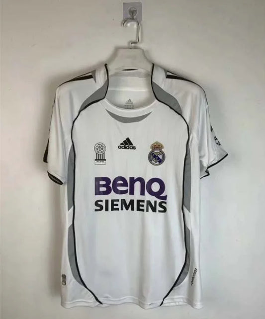 2006/2007 Retro Real Madrid Home Football Shirt