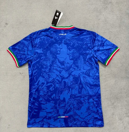 2025 Italy Training Wear Blue Football Shirt